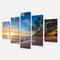 Designart - Paradise Tropical Island Beach Sunrise - Seashore Canvas Art Print